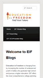 Mobile Screenshot of blogs.educationisfreedom.org