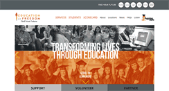 Desktop Screenshot of educationisfreedom.com