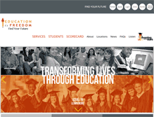 Tablet Screenshot of educationisfreedom.com