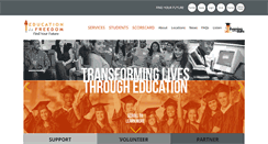 Desktop Screenshot of educationisfreedom.org