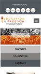 Mobile Screenshot of educationisfreedom.org